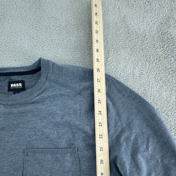 Bass Outdoor Ombre Blue Long Sleeve Utility Tee L NWT 5028 - Picture 7 of 10